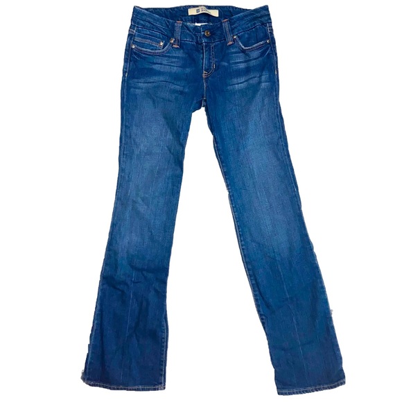 Gap Dark Wash Straight Leg Boot Cut Jeans - Picture 4 of 12